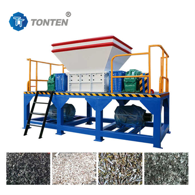 Kunststoff-Schredder-Gerät Metallholz-Doppelwellen-Schredder-Maschine