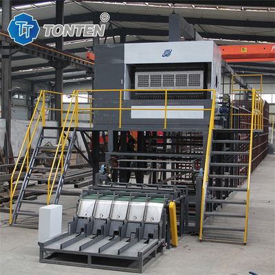 TONTEN Zellstoff-Eier-Tray-Produktionslinie Abfallpapier-Recyclingmaschine