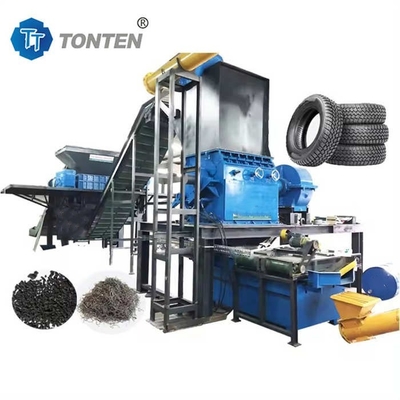 Reifenkautschuk-Zerschlagung Recycling Produktionslinie Schrott Reifen Recycling Gummipulver
