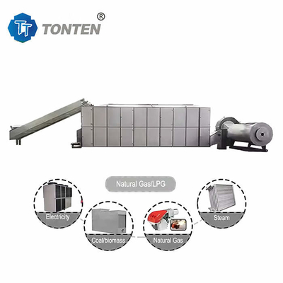 Elektrische Heizung Rose Cassava Gürtel Trockner Maschine Edelstahl OEM