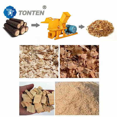 Holzbruchmaschine Speisepilz Sägemehl Gartenholzbruchgeräte