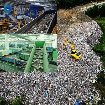 Küchenmüllrecyclinganlage zur Sortierung von Gemüse- und Obstmüll