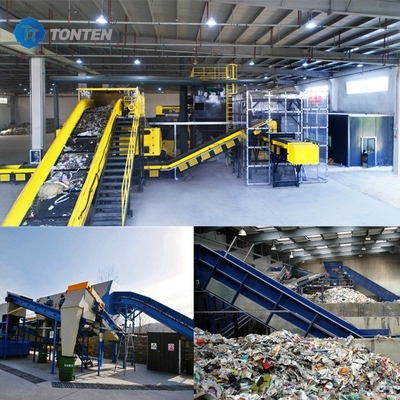 120 kW Haushaltsmüll-Sortierungsanlage Recyclinglinie für Lebensmittel- und Getränkeflaschen