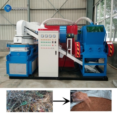 Kupferdraht-Recycling-Anlage Kupferreismaschine Abfälle Kupferdraht-Recycling