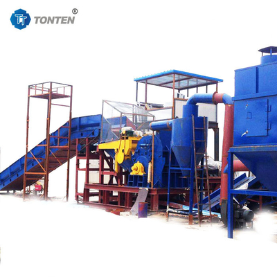 Industrieabfall-Metallrecyclingmaschine Produktionslinie Eisen-Aluminium-Dosen