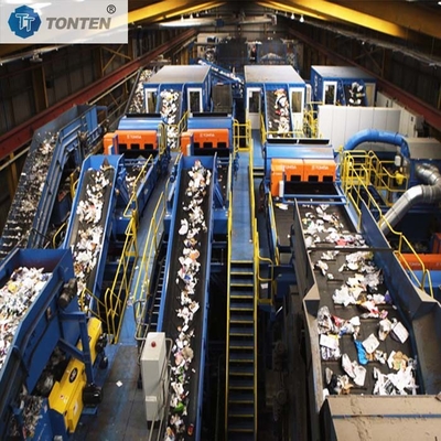 Städtische Haushaltsmüllsortierung Nassmüllrecyclinganlage Küchenmüllbrücherei
