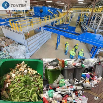 Hausmüll-Sortierungslinie Behandlung Festwassermüll-Sortierungsanlage