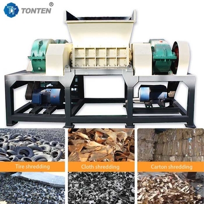 Schrott Eisen Reifen Metall Schredder Brechmaschine Dosen Doppelwelle Schredding