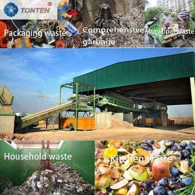 Kommunale Anlage für das Recycling fester Abfälle Haushaltsmüll-Sortierungslinie
