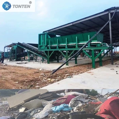 Stadtmüllsortierungs-Recyclinganlage Organische Abfallrecyclinglinie