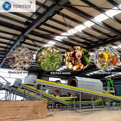 Organische Abfallsortierung Recycling Städteabfall Recycling-Behandlungsanlagen