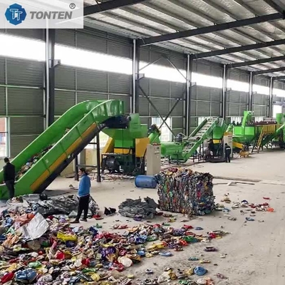 Abfallmischter Abfall Plastik PET Flasche Abfallrecycling-Anlage Maschine