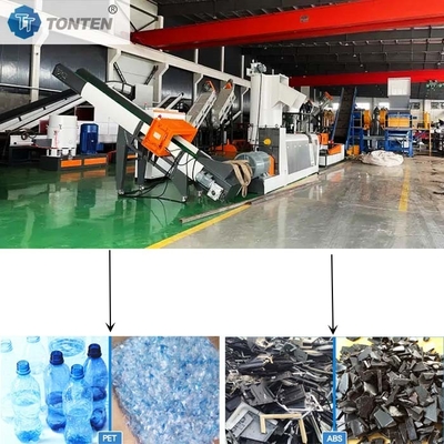 OEM-Anlage zum Recycling von Kunststoffabfällen PP PE Film Ldpe Waschanlage Brecherlinie