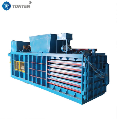 Horizontale hydraulische Plastikballermaschine Schrottballer Komprimieren automatisch