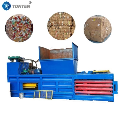 Horizontale Abfallpapier-Hydraulische Baller Plastikflaschen-Balermaschine