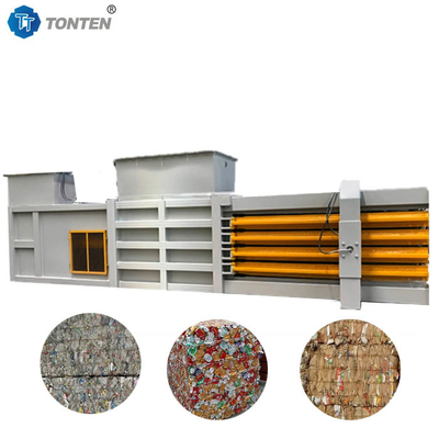 Aluminiumbüchsen Papierverpackung Hydraulische Ballermaschine Metallkompressor