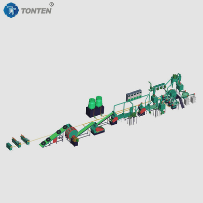 OEM Reifen Gummi-Recycling-Maschine Shredder Produktionslinie für Mulch