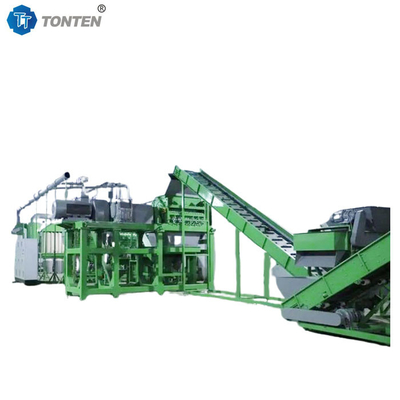 Automatische Abfallreifen-Gummi-Schleifmaschine-Recyclinglinie-Anlage