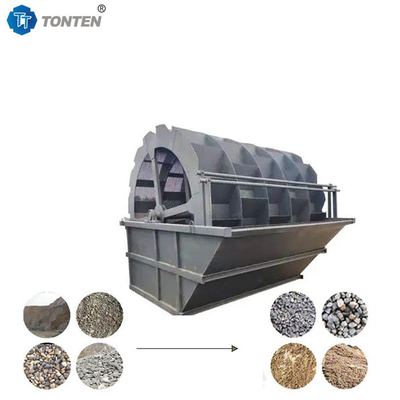 Waschmaschine mit Rad-Sandwaschmaschine Fluss-Sandwaschmaschine Sedimenttrennung