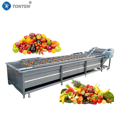 Maschine zur Reinigung von Gemüse und Früchten mit Salat 500-1000 kg/Stunde