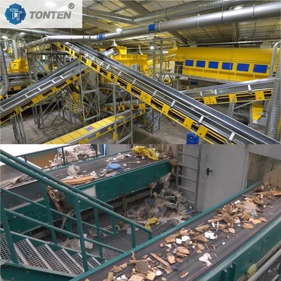 Alt-organische Abfall-Sortierungsanlage Städtische feste Abfall-Sortierungslinie OEM