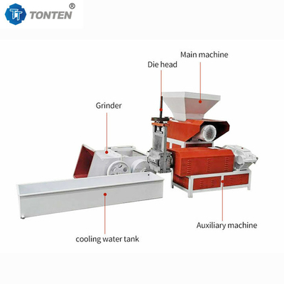 PP PE PVC Schaumschmelzgranulationsmaschine Filmpelletizer Granulationsmaschine