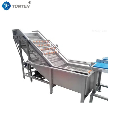 Effiziente mechanisierte Lebensmittelreinigungsmaschine Verarbeitung von Gemüse und Obst