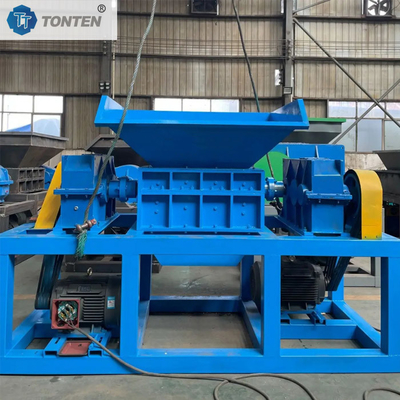 Hochleistungs-Doppelwellen-Schredder Automatische Holz- und Stahlschleif-Schredder-Maschine