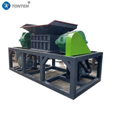 Automatischer Doppelwellen-Schredder Gummi Reifenfilmmaschine Schredder Preis