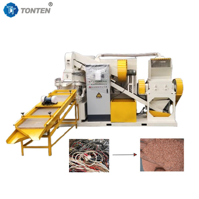 Kupferdraht Recycling Kunststofftrennmaschine Abfalldraht Streifen Granulation