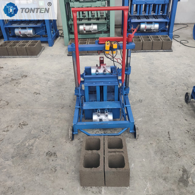 2-45 Handwerkliche kleine mobile Ziegelmaschine Betonformmaschine