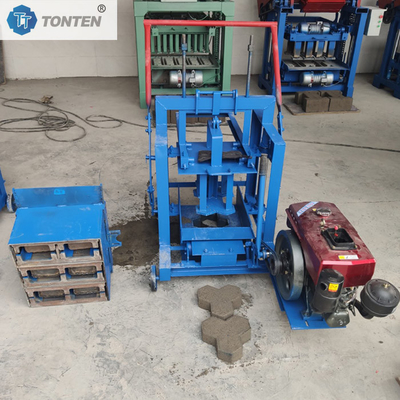 Diesel-Block-Ziegelmaschine Ton-Zement-Ziegelmaschine