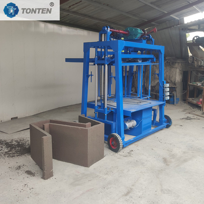 Hydraulisch verriegelte Blockziegelmachmaschine Ziegelmaschine In Kenia