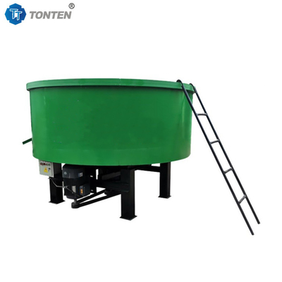 Umweltschonender Panmixer für grünes Bauen mit geringer Staubemission