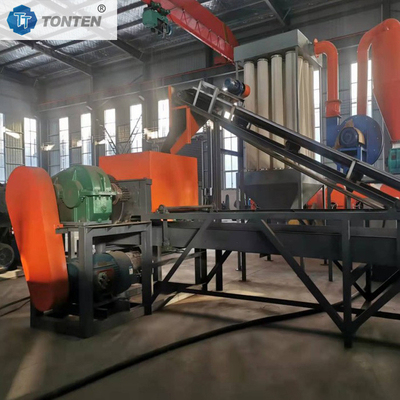 Umweltfreundliches automatisches Recyclingsystem für Reifenkautschuk mit geringer Staubemission