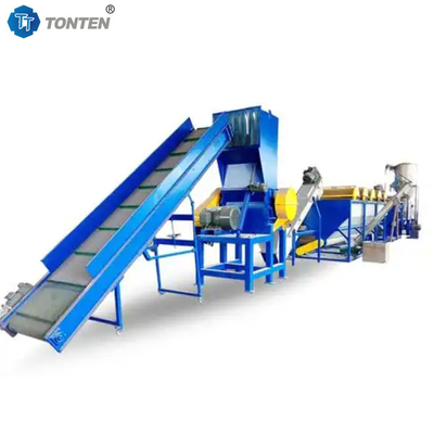 PET-Recycling-Maschine Abfall aus gebrauchten Kunststoffflocken Wasch-Recyclinglinie