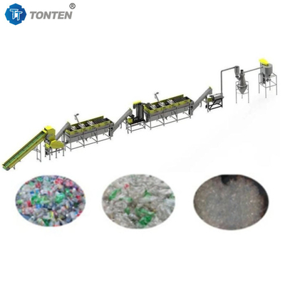 Kunststoff-PET-Flaschen-Recycling-Anlage Kunststoff-Etiketten-Entferner Brechmaschine