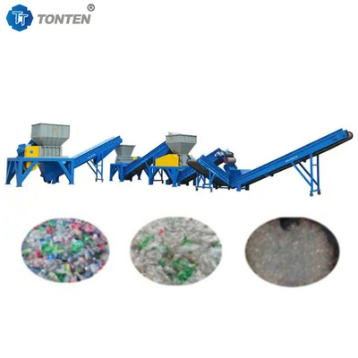 Abfall-Plastikflaschen-Recycling-Maschine PP-PET-Wärmewaschmaschinen-Anlage
