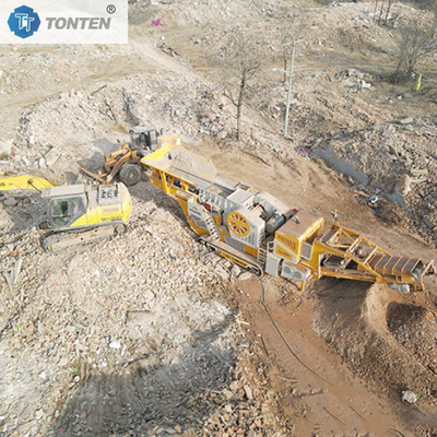 Bauabfälle Brechen Betonziegel Brecher Recycling Produktionslinie