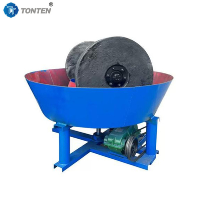 Goldschleifmaschine Modell 1200B Goldmine Wet Pan Mill im Sudan