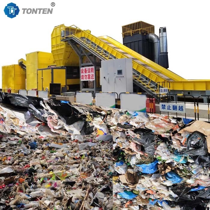 Städtische Haushaltsmüllsortierung Nassmüllrecyclinganlage Küchenmüllbrücherei
