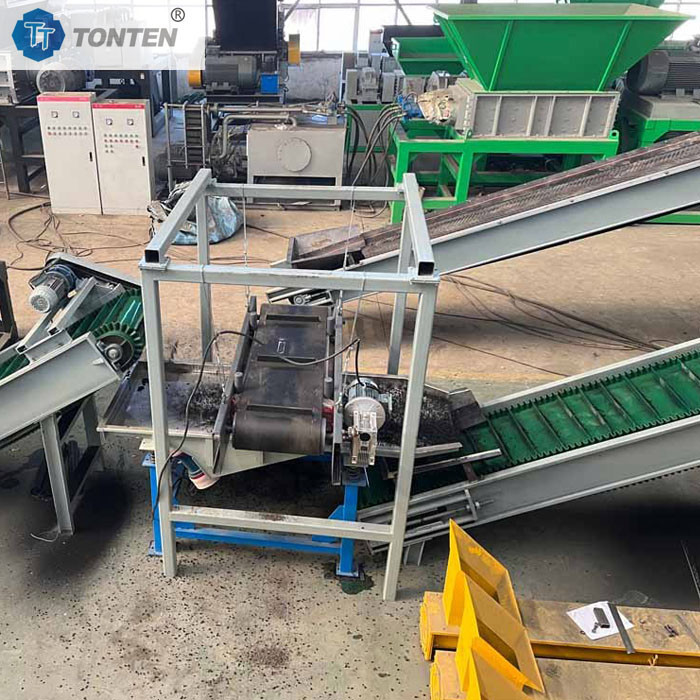 Dauerhafte Reifen-Gummikremsanlage aus Edelstahl hohe Effizienz für das Großrecycling