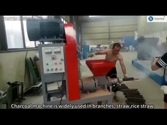 Holzkohle, die Maschine herstellt