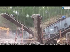Produktionsanlage für die Sortierung und das Recycling von Bauabfällen