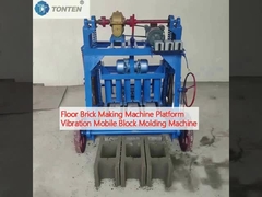 Maschine zur Herstellung von Bodenziegeln Plattform Vibration Mobile Blockformmaschine